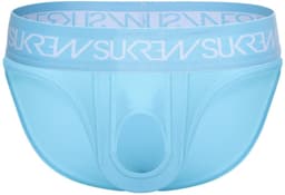 SUKREW U-Style Brief Breeze Blue - MAAT M - Erotisch Heren Ondergoed - Slip voor Man - Sexy mannen Slip — thumbnail 1