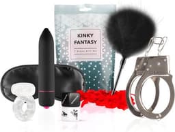 Loveboxxx - Kinky Fantasy - 7 Delige Cadeauset - Geschenkset Mannen, Vrouwen en Koppels - Cadeau Man, Vrouw en Koppels - Giftset Man, Vrouw en Koppels - Erotisch - Zwart — thumbnail 6
