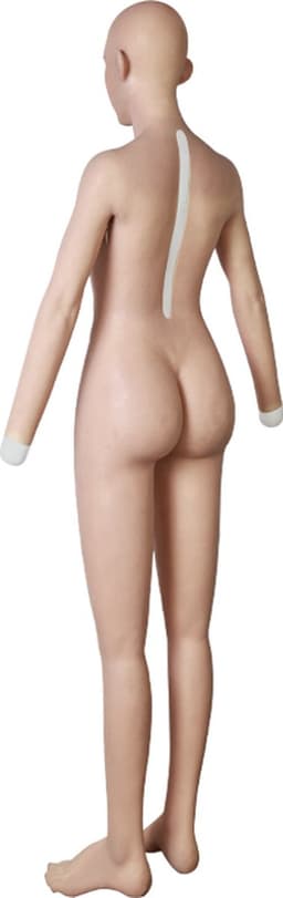 Bodysuit- Nepborsten-Full Body- Siliconen- Body Suit- Cosplay-Travestie- Siliconen Gezicht- — thumbnail 3