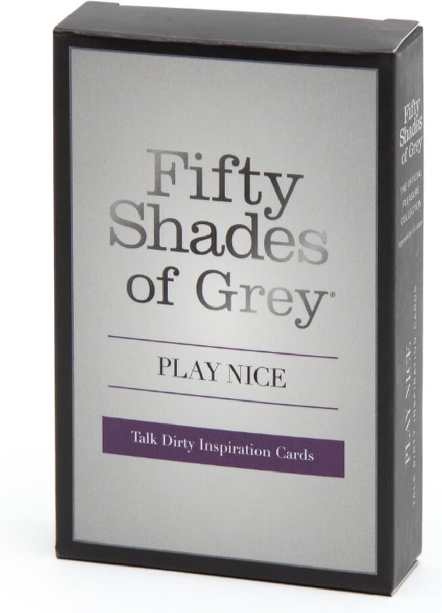 Fifty Shades of Grey - Play Nice Talk Dirty kaartspel — afbeelding 1