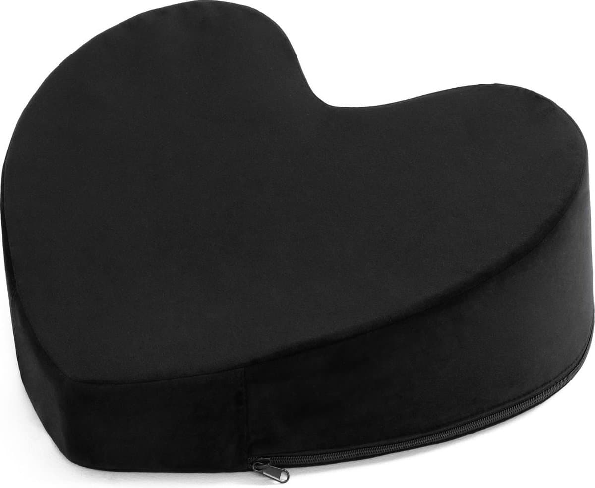 Bedroom Fantasies - The Heart Positioneringskussen - Zwart — afbeelding 1