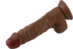 Dildo EZfunLok voor Auxfun Plus Seksmachine Bruin 21 cm — thumbnail 10