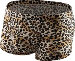 LekkerStout Luipaard Boxershort - Zwart/Bruin - Sexy Herenondergoed | M | ( LS218 ) — thumbnail 1