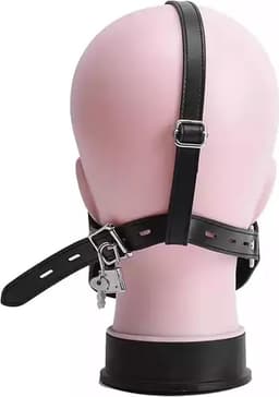 One2Play - Verstelbare siliconen mond gag vagina - Realistische pussy face - Open Mond plug - Deepthroat - BDSM — thumbnail 5