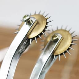 Jumada's - Stimulator tickler Gear wheel Rvs - Erotische bondage - Adult game Sex Toys - Voorspel - Plezier in slaapkamer - massage roller - pinwheel — thumbnail 3