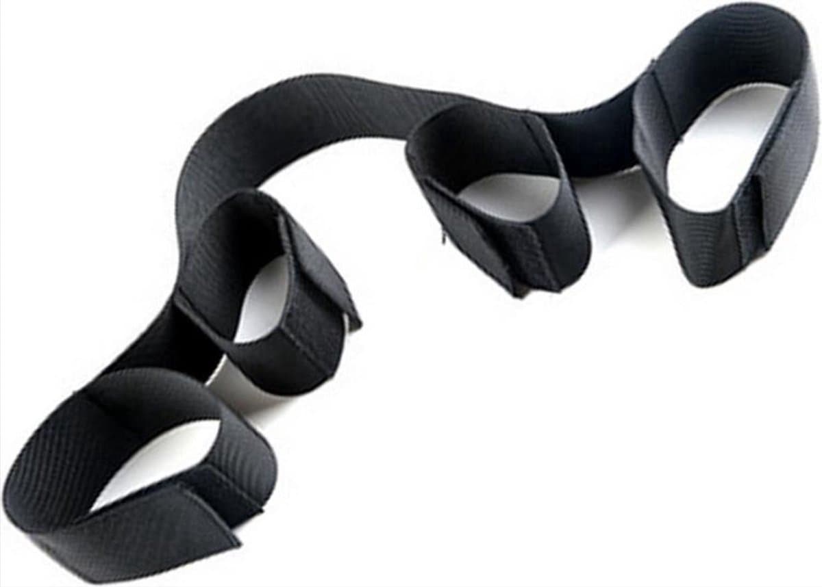 New Age Devi - Handboeien voor BDSM en volwassenen - Enkelboeien voor bondage - Boeienset voor handen en enkel - Zwart — afbeelding 1