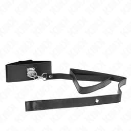 KINK - KETTING MET RIEM 116 CM MODEL 2 VERSTELBAAR 36-43 CM X 5 CM | KINKY | HALSBAND | SEKSSPEELTJES VOOR KOPPELS | SEX TOYS VOOR KOPPELS | BONDAGE | FETISH | BDSM | EXTREME BDSM | KINKY HALSBAND — thumbnail 5