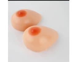 Siliconen Borsten- Borstprothese-Nep borsten- B cup- 600 gram-Cosplay- Travestie-Transgender-Crossdresser