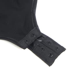 Sexy Lingerie Body Dames – Luxe Lingerie – Zwart – Wetlook Lingerie met Cut-Out Detail – Lak – Latex – Erotische Lingerie – Bodysuit – Lingerieset – Kinky – Erotische Body – BDSM – Shapewear Corset – Leer – PU Top – Dare to Undress Maat S, M, L, XL — thumbnail 5