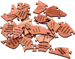 Hartpuzzeldoos - Romantische Doos - Cadeau Geven - 20 Redenen Klaar - Niet gespecificeerd - Houtkleur — thumbnail 5