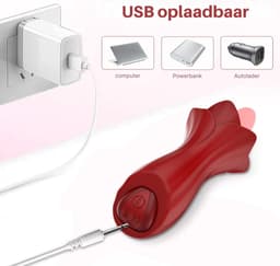 Sex Toys voor Vrouwen Likkende Tong Vibrator - Vibrators voor Vrouwen - Tong Vibrator - Clitoris Zuiger – Diep Waterdicht – Bef Vibrator met 10 Sterke Standen - Siliconen - Discreet Verzonden — thumbnail 6