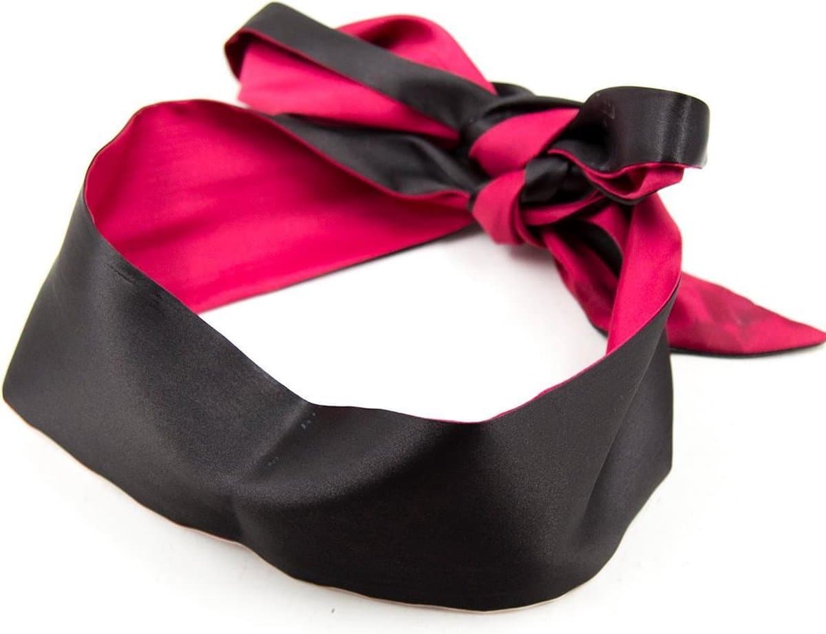 Banoch | Blinddoek bordeaux rood - zacht 150 cm 8 cm breed — afbeelding 1