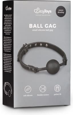 Ball gag met siliconen bal — thumbnail 2