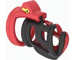 Nooitmeersaai - Chasity Cage - Peniskooi - Cock - Kuisheidskooi voor Mannen - plastic - Met Verschillende Cockringen
