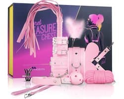 Secret Pleasure Chest - Pink Pleasure - Bondage - Speeltjes - Pinwheel - BDSM - SM - Meesteres - Sado - Dildo - Vibrator - Penis - Buttplug - Sexy - Erotische - Man - Dames