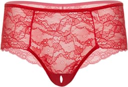 Daring Intimates - Ella Rood Kruisloos Cheeky Slipje - S/M — thumbnail 8