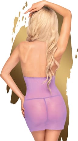 Penthouse Lingerie Bedtime story - Erotische Babydoll met String - Maat M/L - Paars — thumbnail 6