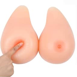 Zelfklevende Siliconen Borstprothese - 2 stuks - Borsten - Borstvergroting — thumbnail 3