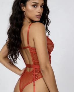 Erotische Body – Premium Quality – High End – Sexy Lingerieset – Lingerie Erotisch – Classy luxe kanten lingerieset – Erotische Bustier – BH en jarretelset – Dames lingerie – Sexy lingerie – Spannende lingerie – Dare to Undress – Maat XS/S, M, L, XL — thumbnail 3