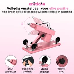 Love Sex Machine met 6 Anale en Clitoris Stimulatie Dildo’s – Uitgebreid Seksmachine Pakket voor Man en Vrouw met 6 Sex Toys – Neukmachine – Fuck Machine – Discreet Verzonden — thumbnail 7