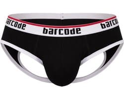 Barcode Berlin Maxime Backless Brief Black - MAAT S - Erotisch Heren Ondergoed - Slip voor Man - Sexy mannen Slip