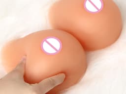 Borstprothese - 2-delige set - Cup C - 100% hypoallergene medische siliconen - kunstborst - Protheses - Kunstmatige Nep Borst - Valse Borsten - Kunst Borst - Siliconen Huid - Crossdresser - Transgender - Travestiet — thumbnail 6