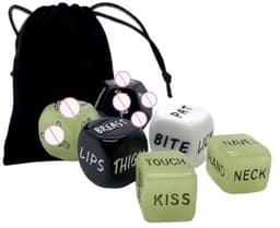 Erotische Dobbelstenen Deluxe - Sex Dice - Sex Dobbelstenen - Voorspel - Glow in the Dark - 36 Opties - Cadeau — thumbnail 1