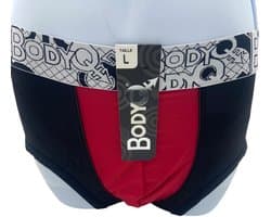 BodyQ Sexy Heren Boxershort – Zwart/Rood – Erotische Herenlingerie – Maat S