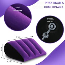 Vitdipy - Sex Kussen - Opblaasbaar - Triangle - Sex Meubel - Voor Mannen & Vrouwen - Seksspeeltjes — thumbnail 7