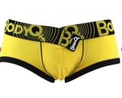 BodyQ Sexy Heren Boxershort – Geel & Zwart – Erotische Herenlingerie – Maat M