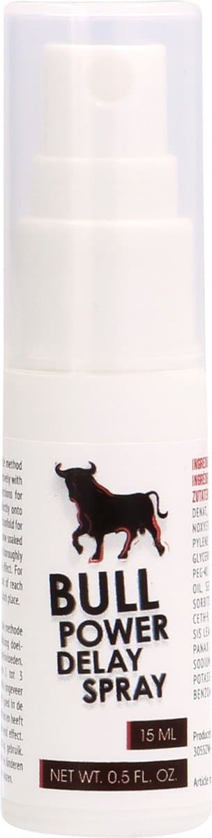 Shots Pharmquests delay spray/gel Bull Power Delay Spray 15 ml — afbeelding 1