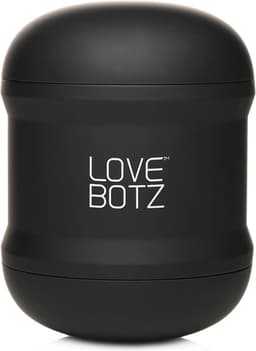 Love Botz - Masturbator - 10X Cyber Stroke Vibrating Stroker - Dubbele open uiteinden - zwart — thumbnail 1