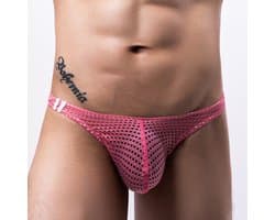 Heren slip-Oud roze-Sexy- Lingerie-Ademend-goedkoop-Opwindend