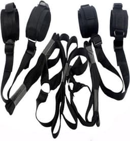 Bed Bondage Set voor onder het bed door - Zwart — thumbnail 3