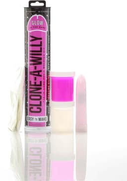 Clone A Willy Kit Dildo Glow In The Dark - Roze — thumbnail 3