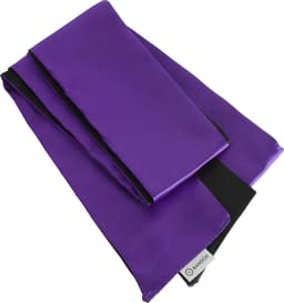 Banoch | Blinddoek Zwart / Paars - zacht 150 cm 8 cm breed — thumbnail 2