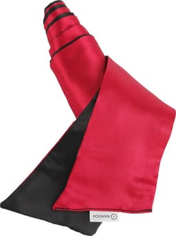 Banoch | Blinddoek bordeaux rood - zacht 150 cm 8 cm breed — thumbnail 11