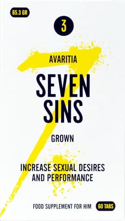 Seven Sins - Grown - Penisvergroting - 60 tabletten — thumbnail 3