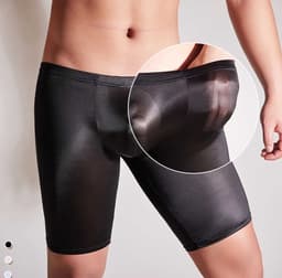 Erotische transparante heren short - Korte broek - Stretch - One size - Sexy heren lingerie - Uitdagende look - Goede kwaliteit — thumbnail 4
