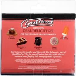 Doc Johnson - Oral Delight Gel - Desserts - 5 Pack - 1 fl oz / 29 ml — thumbnail 2