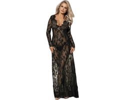 Subblime - sexy jurk - doorschijnende jurk - maat L/XL - zwart / sex / erotiek toys