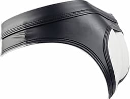 BamBella ® Slip Onderbroek - Maat M - MAT glans - Zwart BDSM kleding erotische heren kleding — thumbnail 7