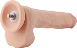 Dildo EZfunLok voor Auxfun Plus Seksmachine Beige 24 cm — thumbnail 12