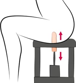 Seksmachine Sit On Climaxer - Sterke Electrisch Aangedreven Sexmachine - Krachtige Seksmachine in een Stabiel Zit Frame — thumbnail 3