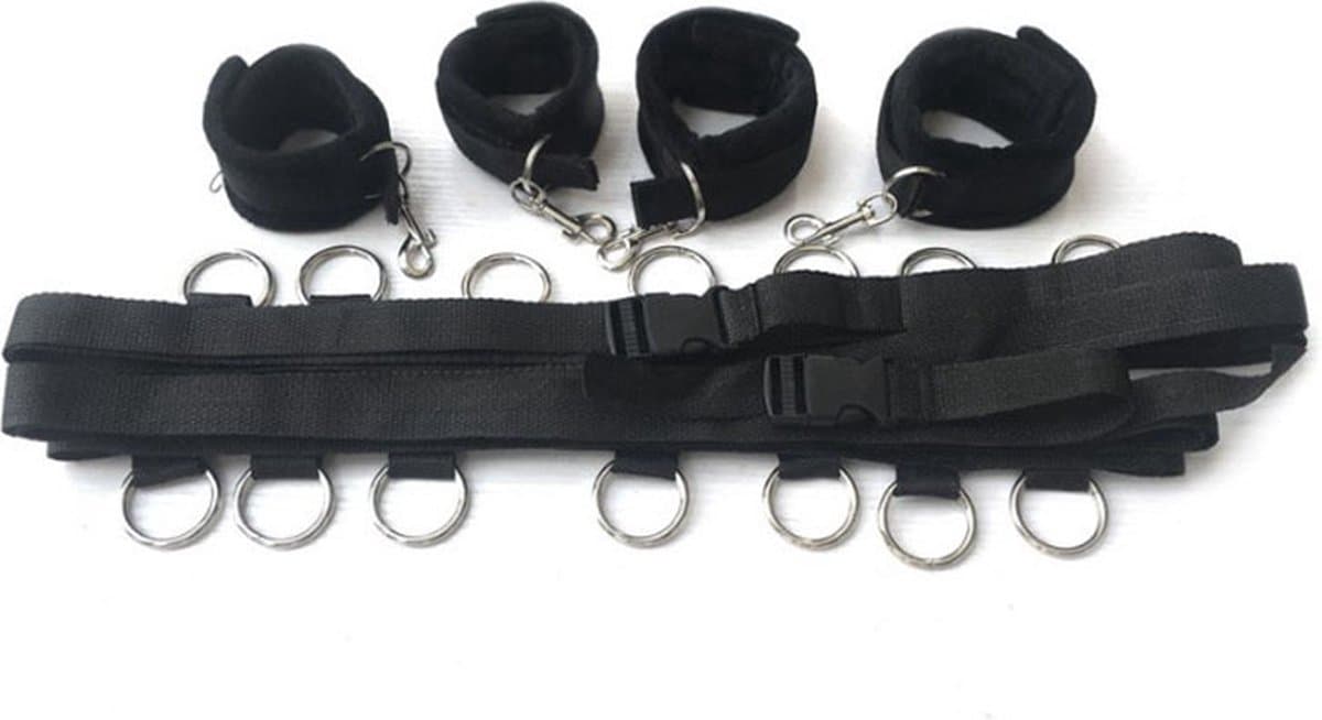 New Age Devi - Verstelbare Riemen en Boeien - BDSM Bedboeien Set voor Bondage — afbeelding 1