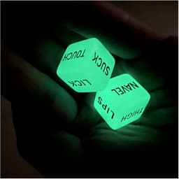 Knaak Erotische Dobbelstenen - 36 Opties en Posities - Glow in the Dark & Black and White Edition — thumbnail 8