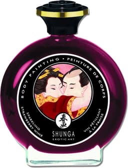 Shunga - Eetbare Bodypaint - Strawberry Wine — thumbnail 4