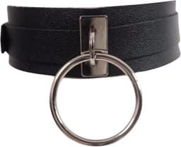 Sexy BDSM Choker Hals – Bondage Harnas - Kunstleer met Ring – One Size – Mannen en Vrouwen - Erotiek & Bondage - Tuigje - BDSM Sex Toys — thumbnail 4