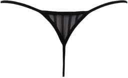 WOH heren microfiber G-string personal allure mesh zwart — thumbnail 3