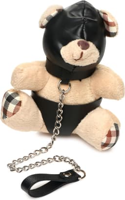 XR Brands AH119 - Hooded Teddy Bear Keychain - Tan — thumbnail 11
